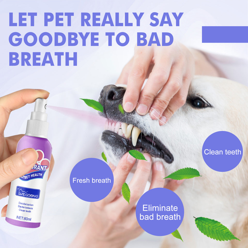 Yegbong Oral Spary For Pets, Pet Mouth Cleaner Cat Deodorizer Breath Fresher Spray