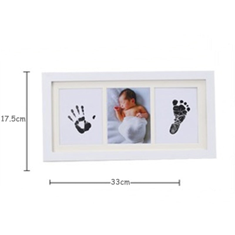 Baby Handprint Clay Photo Frame