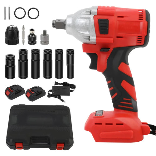 Cordless Electric Impact Wrench Set