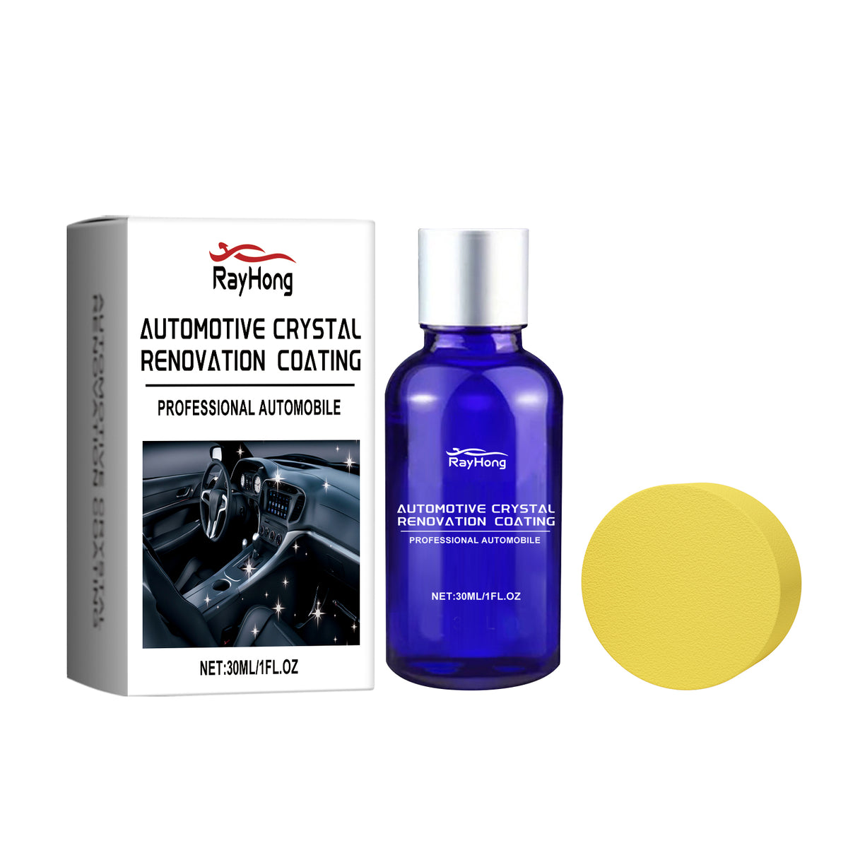 Rayhong Automotive Plastic Parts Retreader, Automotive Interior Cleaning And Maintenance Plastic Parts Retreader Coating Agent