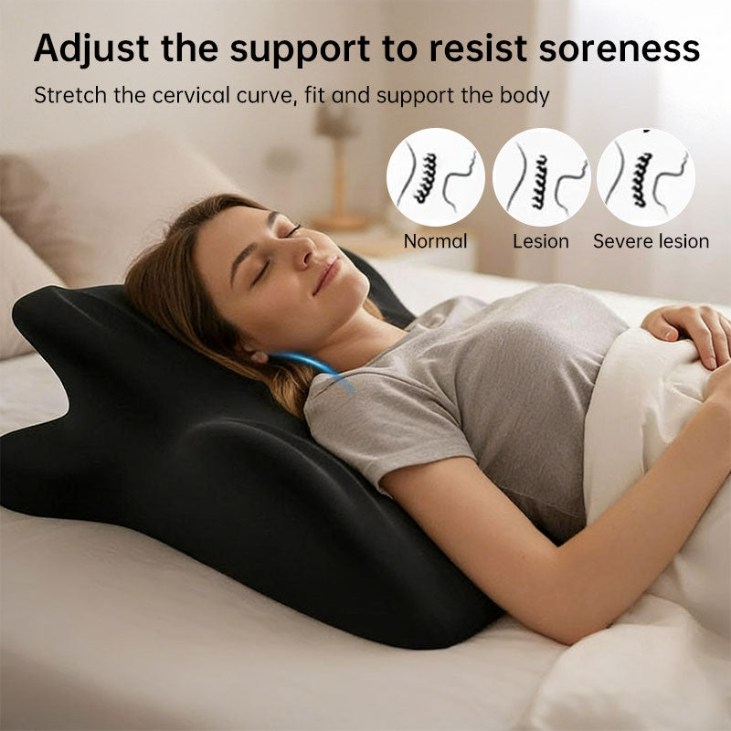 Memory Foam Couples Arch Pillow