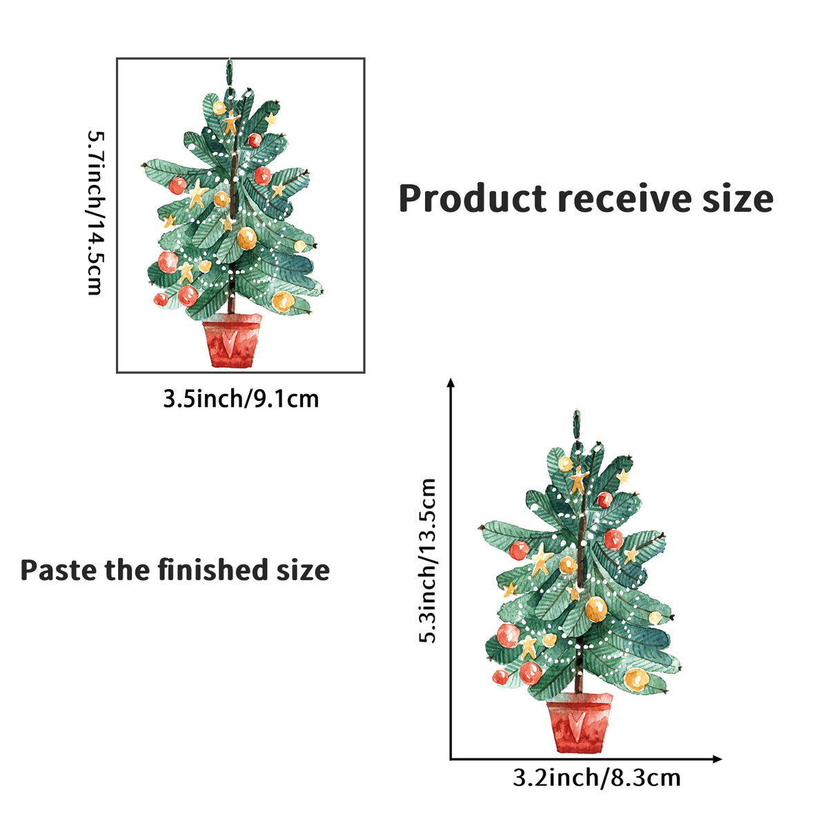 Christmas glow in the dark Santa Claus holiday decoration switch sticker luminous material sticker