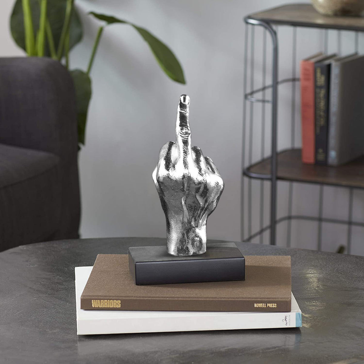 Middle Finger Resin Statue