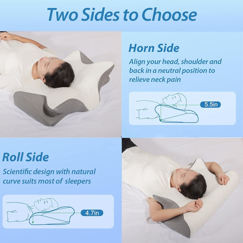 Memory Foam Couples Arch Pillow
