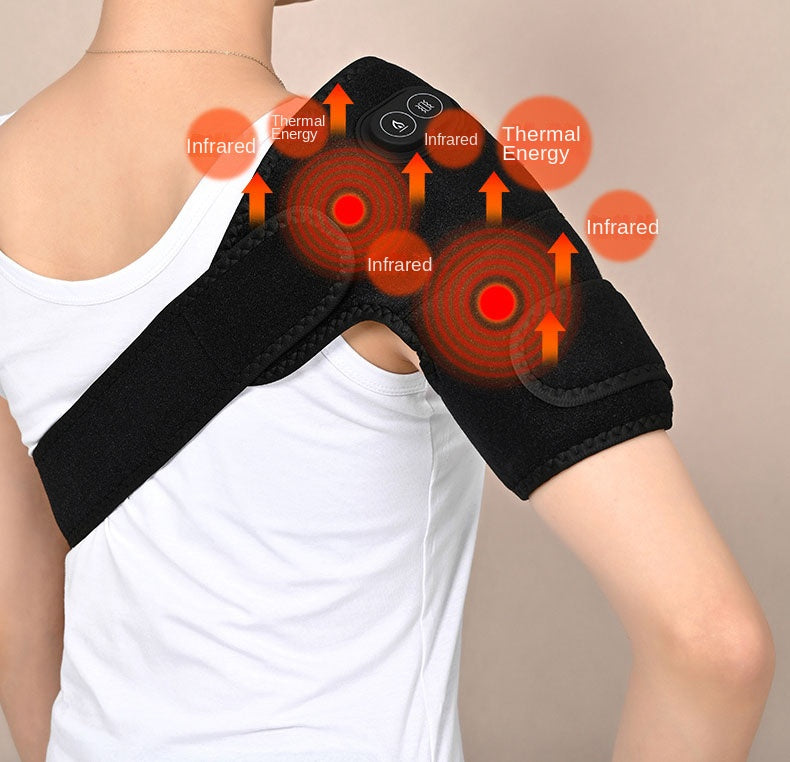 USB Heated Shoulder Brace for Injury Rehabilitation