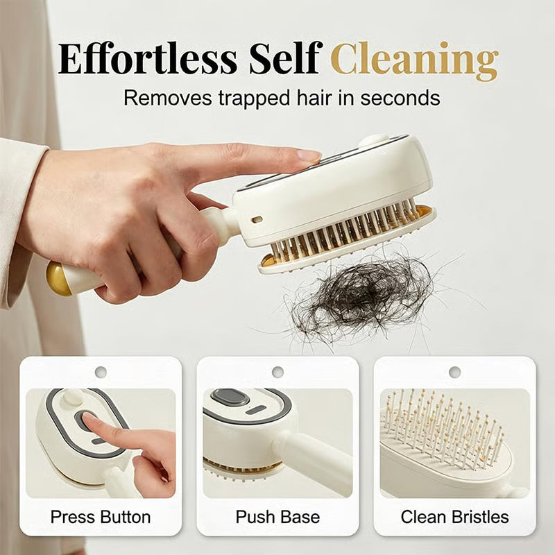 Ceramic Hair Straightening Brush