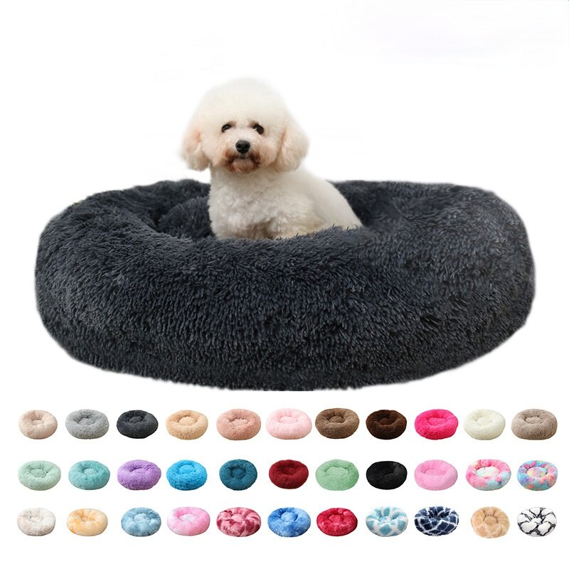 Plush Dog Sleeping Bed