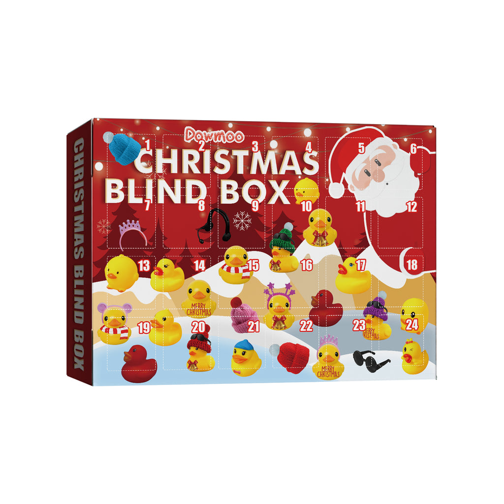 Christmas Blind Box, 24 Grid Cartoon Gift Ducklings Blind Box