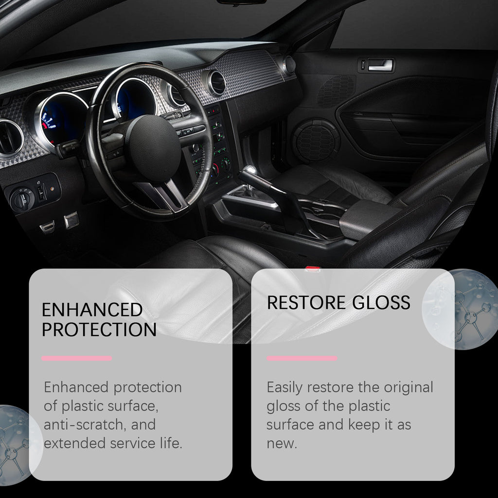Rayhong Automotive Plastic Refurbishment Spray, Automotive Interior Plastic Coating Refurbishment, Polishing, Maintenance And Coating Spray