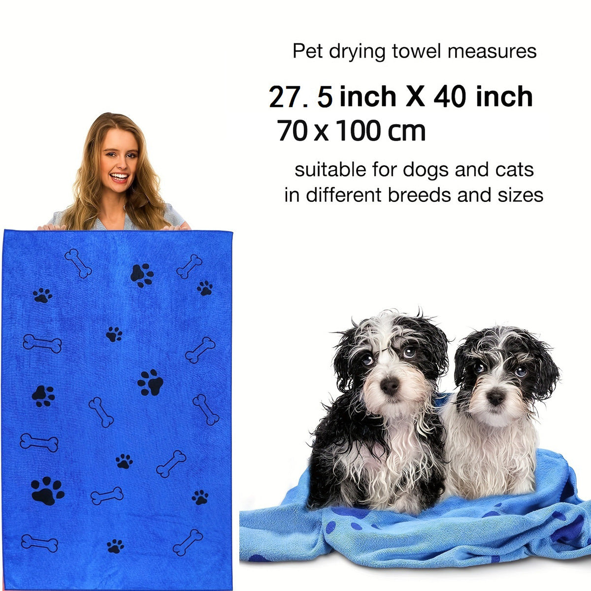 Microfiber Pet Drying Towel