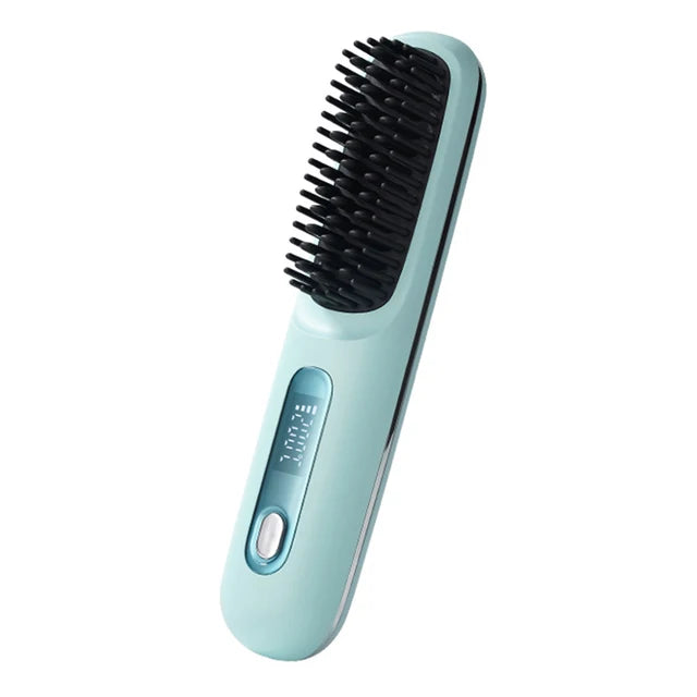 Portable Wireless Hair Straightening Comb