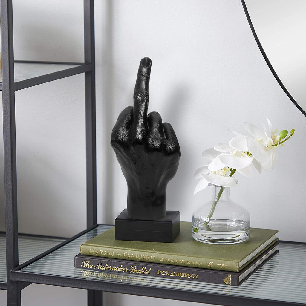 Middle Finger Resin Statue