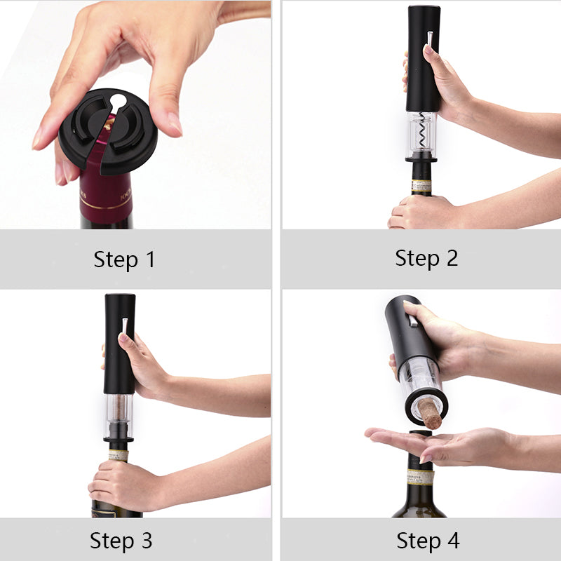 Automatic Electric Wine Opener Set