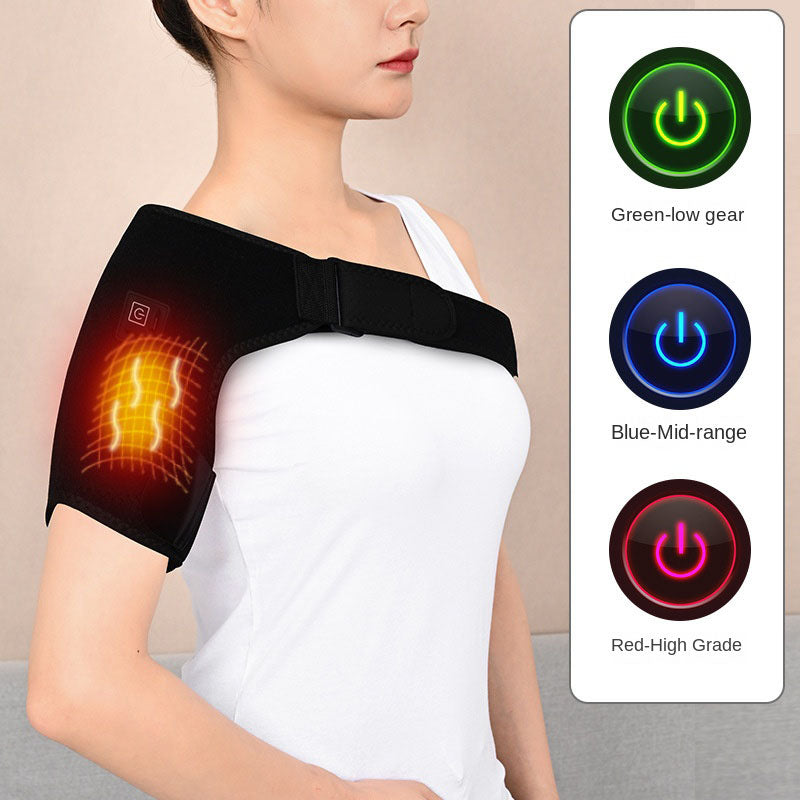 USB Heated Shoulder Brace for Injury Rehabilitation