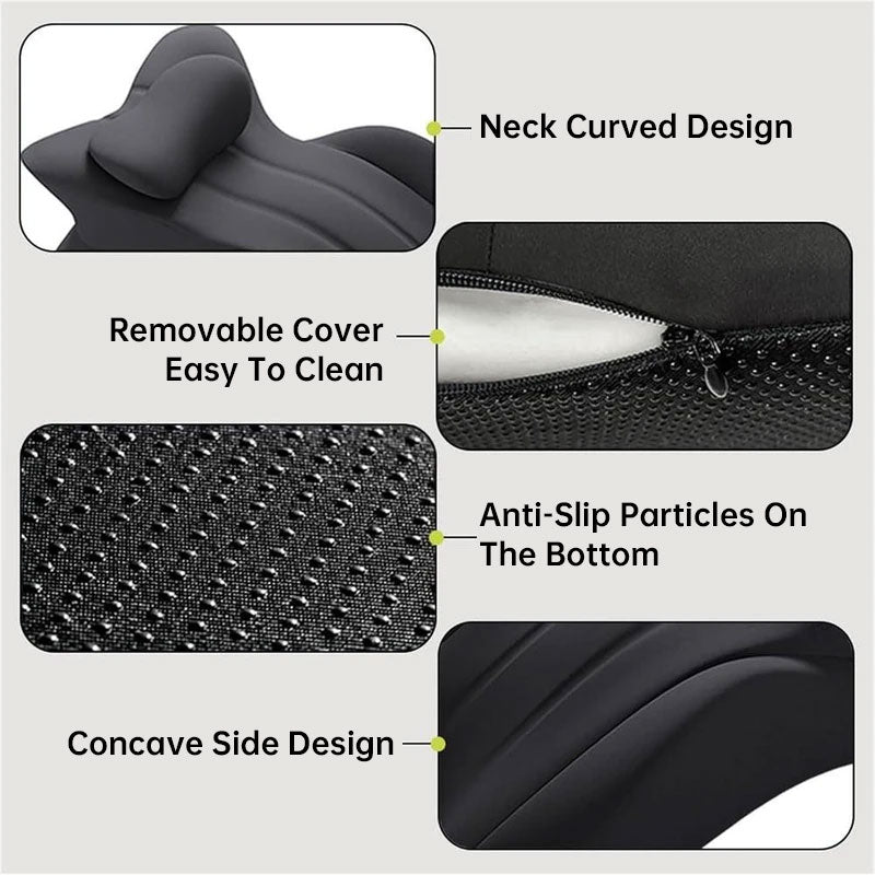 Memory Foam Couples Arch Pillow