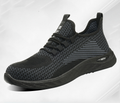 Flyknit labor protection shoes for men, anti smashing and puncture insulation 10kV safety shoes, wear-resistant, lightweight, br