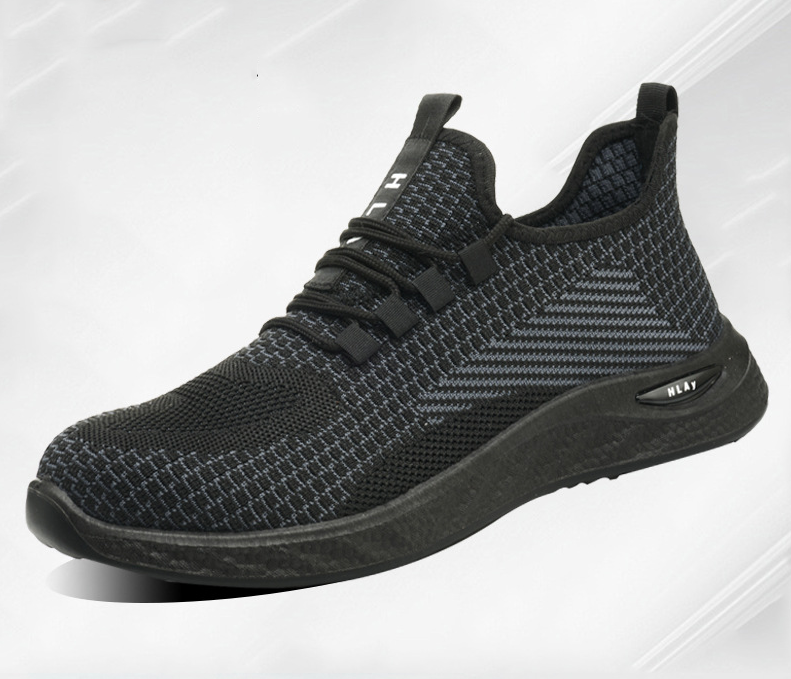 Flyknit labor protection shoes for men, anti smashing and puncture insulation 10kV safety shoes, wear-resistant, lightweight, br