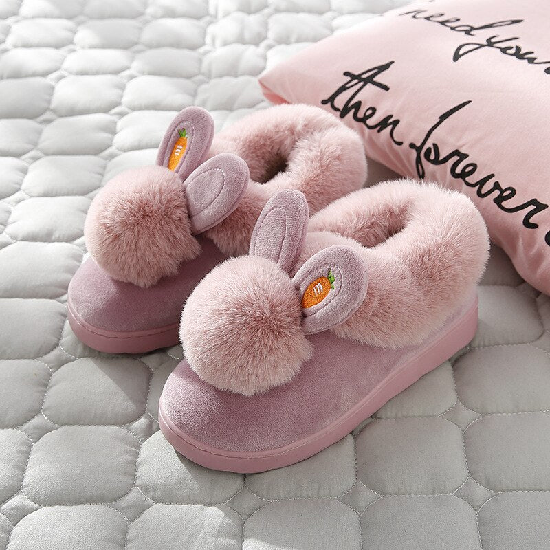 Cute Rabbit House Slippers