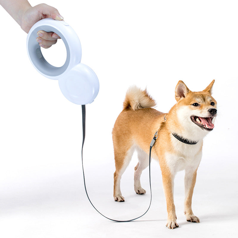4 in 1 Pet Snowman Leash LED With Night Light Dog Automatic Retractable Leash Dog Supplies Pet Dog Leash