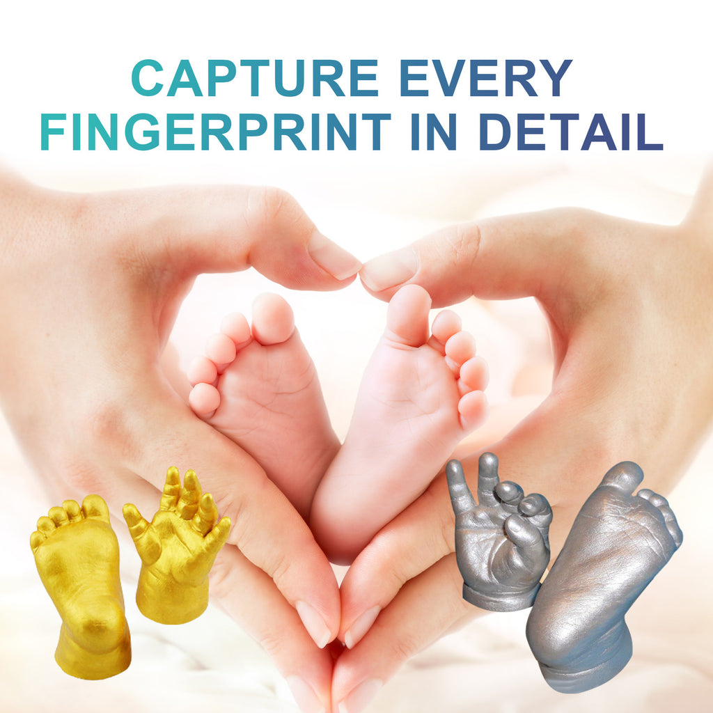 DOWMOO Diy For Love Keepsake Hands Casting Kit, Clone Powder Model Powder 3d Three-Dimensional Hand And Foot Film Technology Souvenir