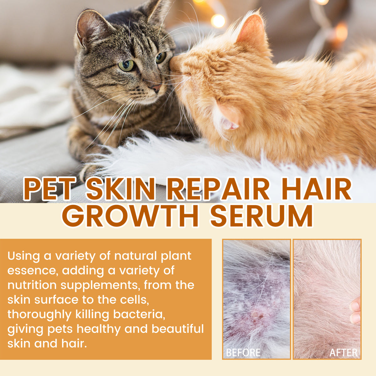 Yegbong Pet Skin Care Essence Cat And Dog Skin Hair Wound Cleaning And Moisturizing Care Essence
