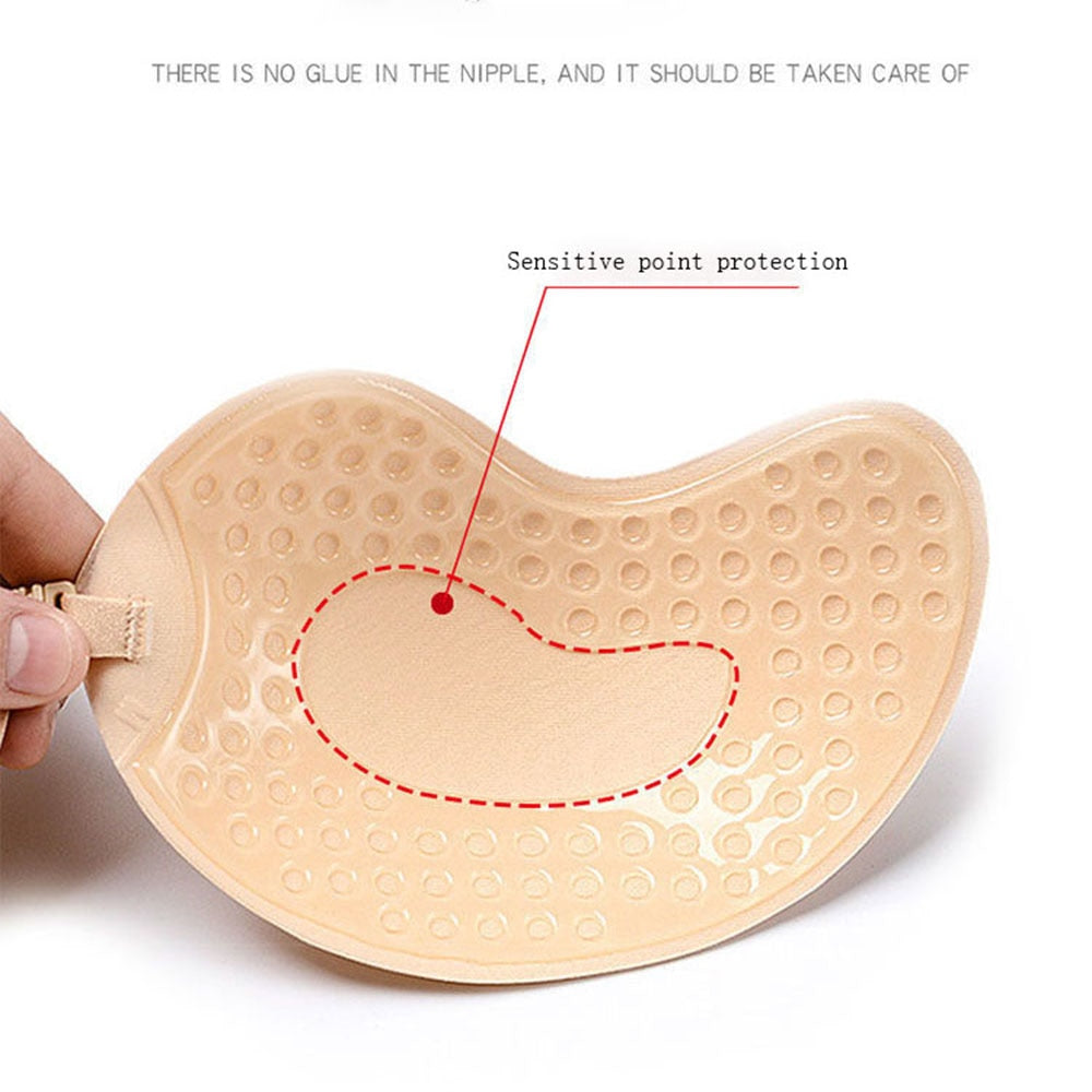 Invisible Push Up Backless Bra