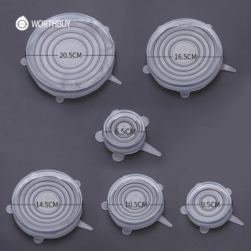 Reusable Silicone Bowl Covers