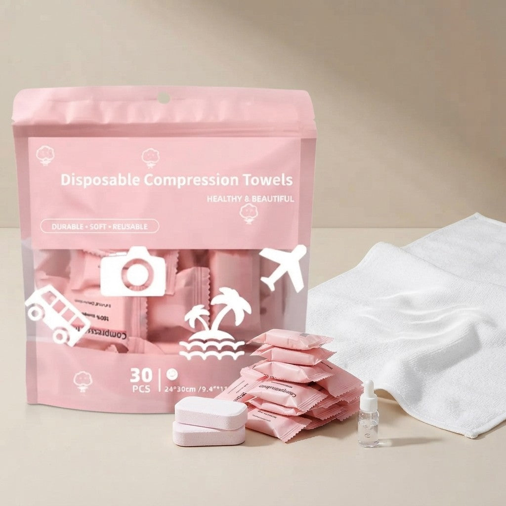 Disposable Compressed Towel Tablets