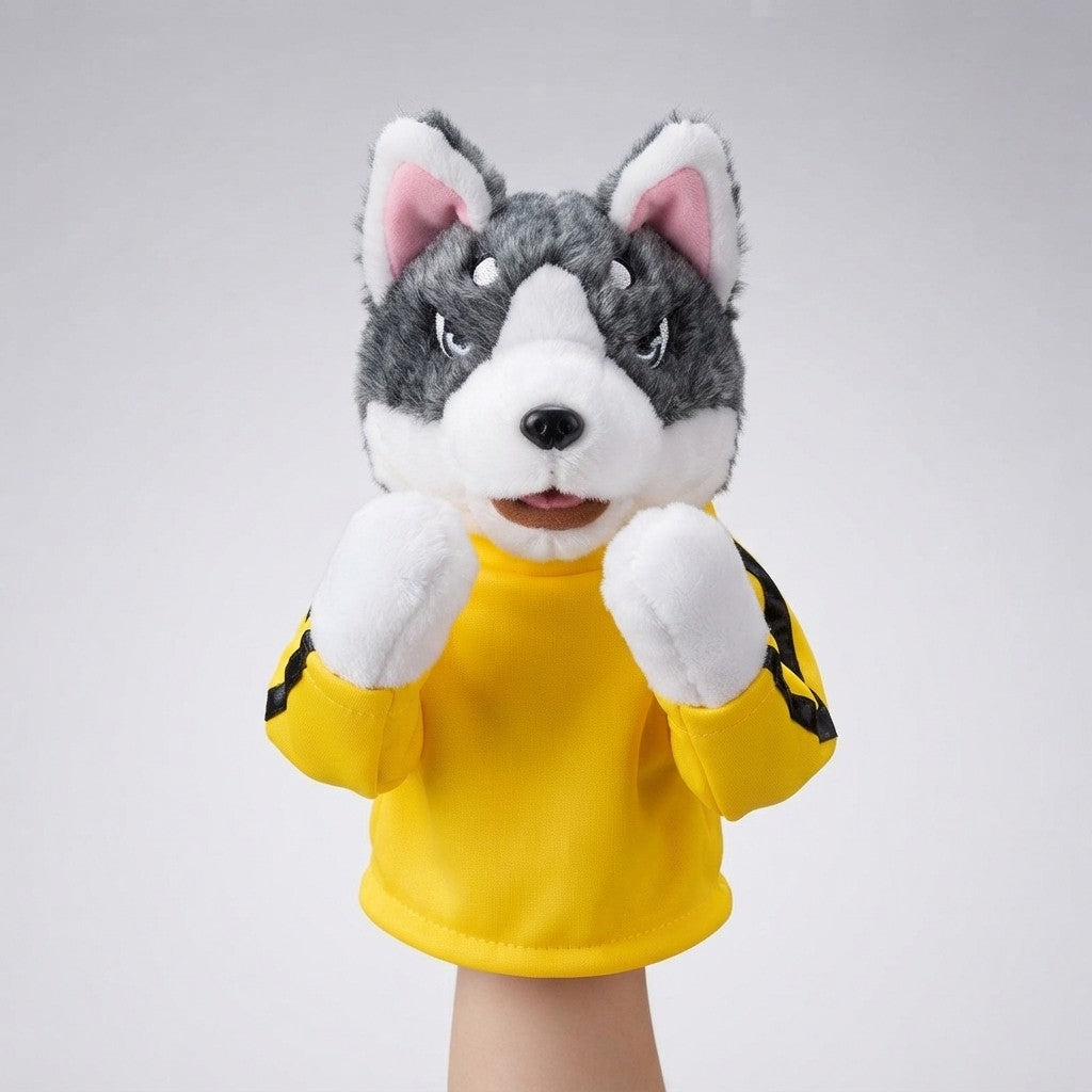 Interactive Dog Boxer Hand Puppet