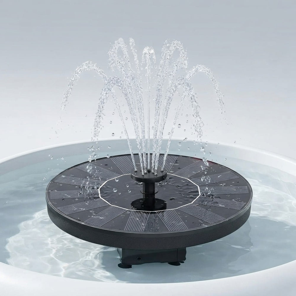Solar Powered Floating Water Fountain
