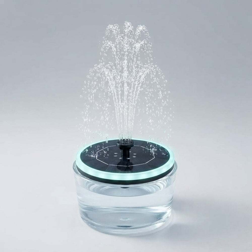 Solar Powered Garden Fountain Pump