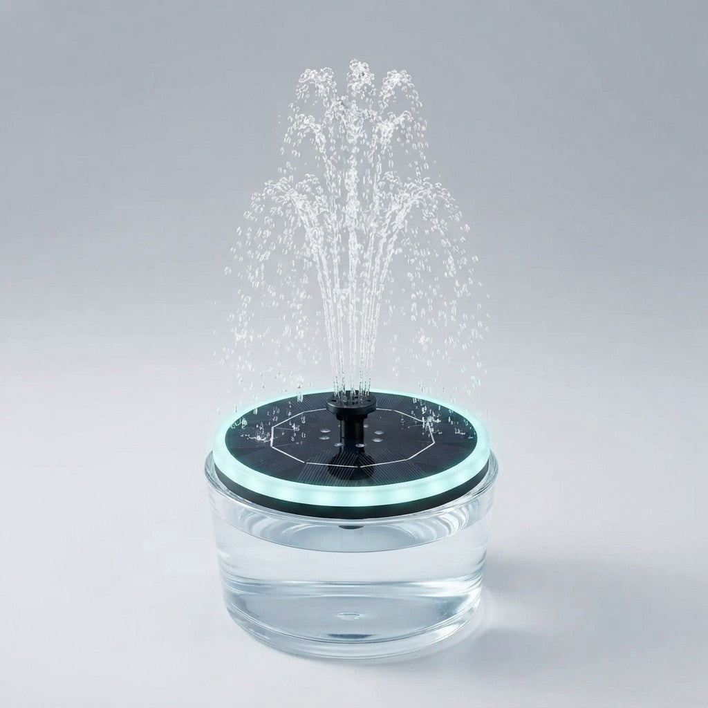 Solar Powered Garden Fountain Pump