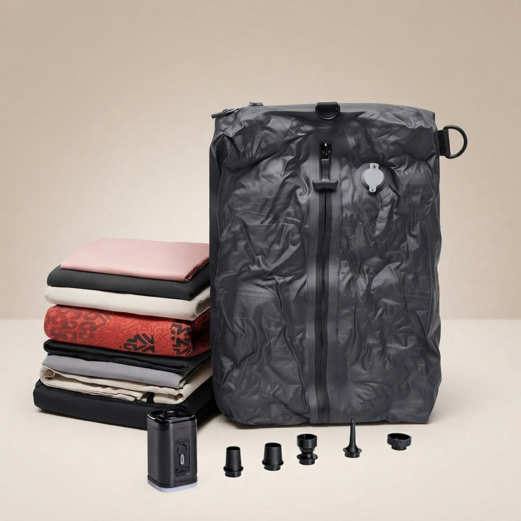 Travel Luggage Compression Vacuum Bags with Pump