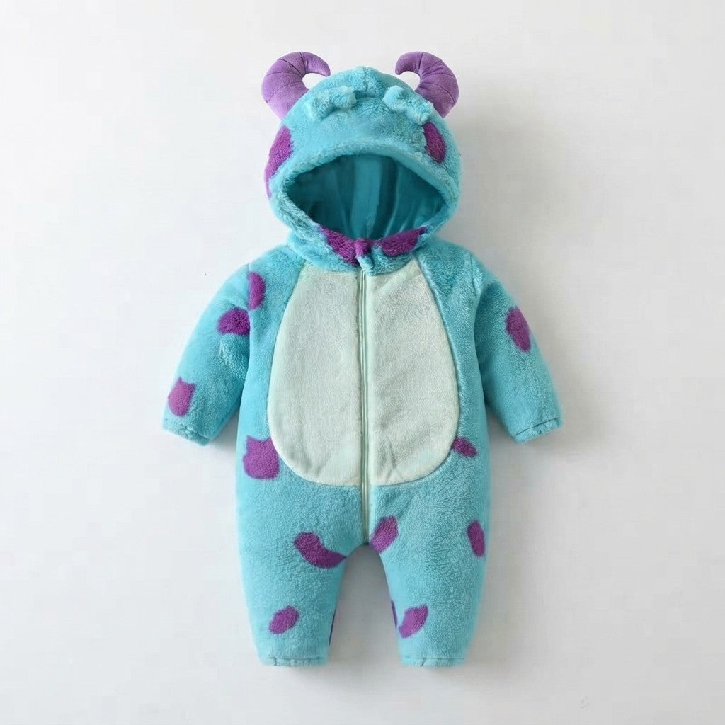 Hooded Fleece Baby Snowsuit