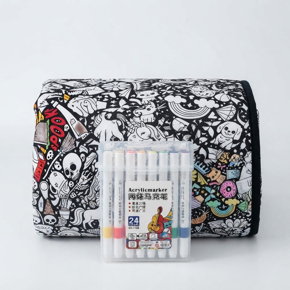 DIY Coloring Blanket Marker Kit